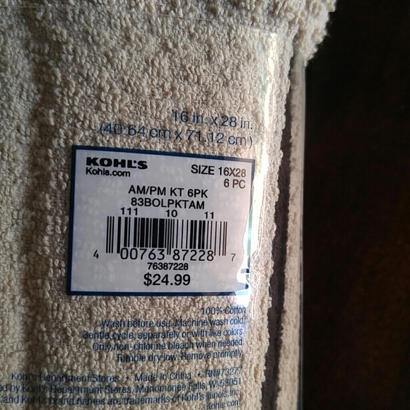 The big one 6 kitchen towels - Picture 3 of 3